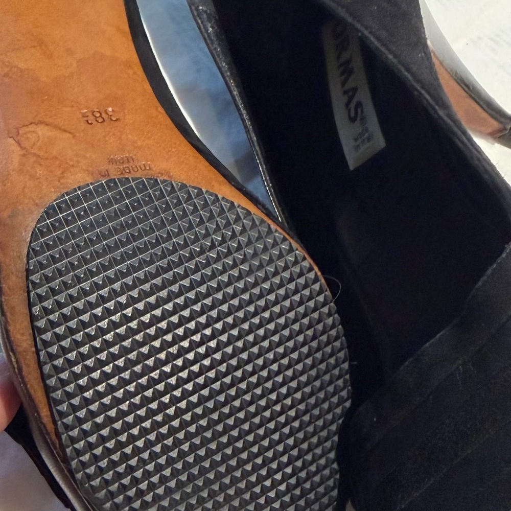 Vintage all leather kitten heels - Picture 10 of 10